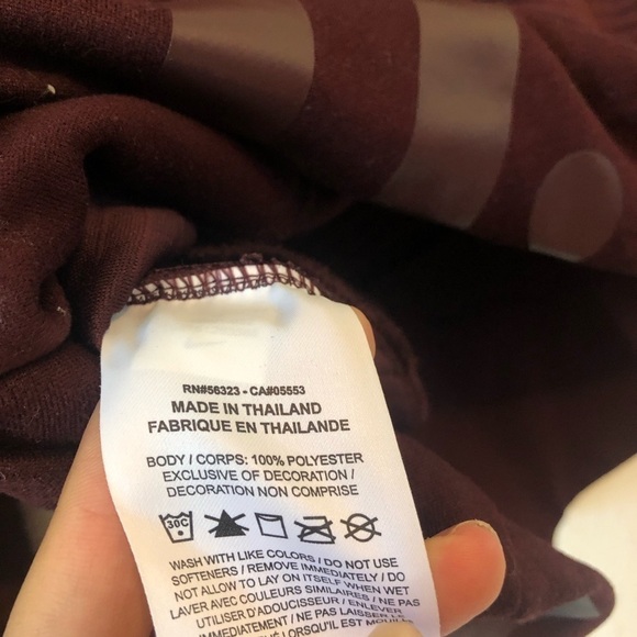 Nike Boxy Maroon Ribbed Athletic Crew Neck Small - Picture 5 of 7